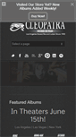 Mobile Screenshot of cleopatrarecords.com